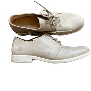 Born leather tan oxfords size 6.5 womens